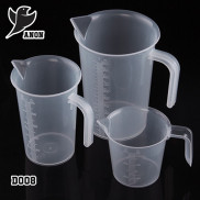 Giá sỉ Ca cốc ly đong nhựa đinh lượng pha chế chia vạch 100ml - 250ml - 500ml - 1000ml (chất dày, bền, đẹp)